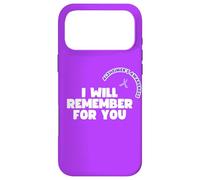 Carcasa para iPhone 17 Pro MAX Purple Memory: Supporting Alzheimer's Awareness