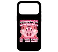 Carcasa para iPhone 17 Pro MAX Queen of The Coop Chicken Farmer Farming al Estilo Pirata de los 90