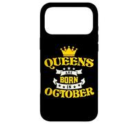 Carcasa para iPhone 17 Pro MAX Queens Are Born In October for October Birthdays