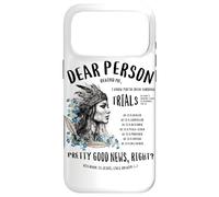 Carcasa para iPhone 17 Pro MAX Querida Persona Detrás De Mí Religioso Cristiano Jesús Volver Imprimir