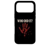 Carcasa para iPhone 17 Pro MAX ¿Quién lo Hizo? Cena misteriosa de Asesinato Fiesta de Escena del Crimen