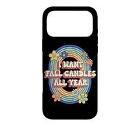 Carcasa para iPhone 17 Pro MAX Quiero Velas de otoño para Todo el año, Vintage, otoño/Halloween, Amante