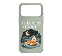 Carcasa para iPhone 17 Pro MAX Quietud En La Noche Durmiendo Fox Acogedor Luna Calma Cottagecore