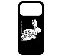 Carcasa para iPhone 17 Pro MAX Rabbit Floral Mandala For Bunny Lovers Women Girl