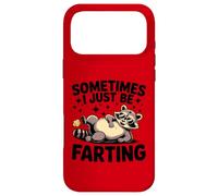 Carcasa para iPhone 17 Pro MAX Raccoon Farting Hombres Mujeres Humor Regalos