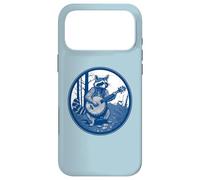 Carcasa para iPhone 17 Pro MAX Raccoon Playing Banjo Vintage Cottagecore Funny Bluegrass