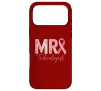 Carcasa para iPhone 17 Pro MAX Radiolo de concientización sobre el cáncer de Mama con Cinta Rosa para tecnólogo de resonancia magnética