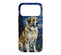 Carcasa para iPhone 17 Pro MAX Rafeiro do Alentejo Perro Van Gogh Noche Estrellada