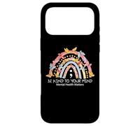Carcasa para iPhone 17 Pro MAX Rainbow Be Kind To Your Mind Mental Health Matters