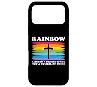Carcasa para iPhone 17 Pro MAX Rainbow Una Promesa de Dios, no un símbolo de Orgullo