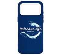 Carcasa para iPhone 17 Pro MAX Raised to Life - Christian Faith Church Baptism Romans 6:4
