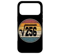 Carcasa para iPhone 17 Pro MAX raíz Cuadrada de 256 16 años cumpleaños Vintage 16