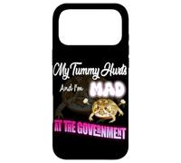 Carcasa para iPhone 17 Pro MAX Rana- Mi Barriga Duele y Estoy Enojado con el Meme Rana del Gobierno