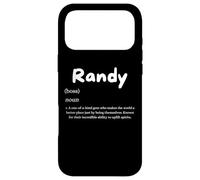 Carcasa para iPhone 17 Pro MAX Randy Definition Personalized Name Custom Costume For Randy