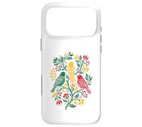 Carcasa para iPhone 17 Pro MAX Rasta Reggae Roots Three Birds Jamaica Folk Art Floral