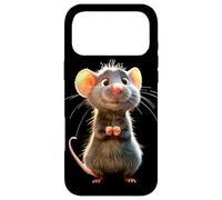 Carcasa para iPhone 17 Pro MAX Rata Ratón Simpático Roedores Ratón Enano Ratas Pequeñas