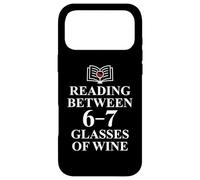 Carcasa para iPhone 17 Pro MAX Read Between The Wines 6 7 Reading 6-7 Just One More Chapter