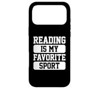 Carcasa para iPhone 17 Pro MAX Reading Is My Favorite Sport