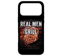 Carcasa para iPhone 17 Pro MAX Real Men Grill - Dad & Son Boys Matching BBQ Steak Graphic