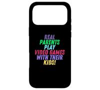 Carcasa para iPhone 17 Pro MAX Real Parents Play Video Games with Their Kids Gamer Mom Dad
