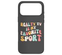 Carcasa para iPhone 17 Pro MAX Reality TV es mi Deporte Favorito Groovy fanático del Reality Show