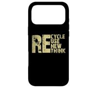 Carcasa para iPhone 17 Pro MAX Reciclar Reutilización Renovar Repensar el Día de la Tierra Activismo Am