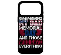 Carcasa para iPhone 17 Pro MAX Recordando el Día de los Caídos de Mi Papá y los Que lo dieron Todo