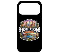 Carcasa para iPhone 17 Pro MAX Recuerdo de Houston Texas City State Vintage Viaje Memorabilia
