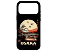 Carcasa para iPhone 17 Pro MAX Recuerdo de Viaje japonés Retro de la Pagoda de Osaka, Japón