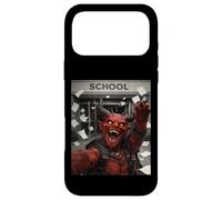 Carcasa para iPhone 17 Pro MAX Red Devil Último Día De Escuela Vacaciones De Verano Divertido Meme Selfie