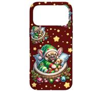 Carcasa para iPhone 17 Pro MAX Red Frenchie Accessories For Women Men Who Love Christmas