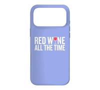 Carcasa para iPhone 17 Pro MAX Red Wine All The Time Fun Drinking Slogan