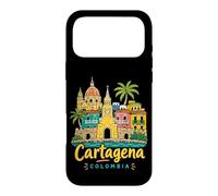 Carcasa para iPhone 17 Pro MAX Regalo de Recuerdo de Viaje de Cartagena Colombia Dibujado a Mano