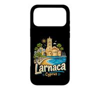 Carcasa para iPhone 17 Pro MAX Regalo de Recuerdo de Viaje de Larnaca Chipre Dibujado a Mano