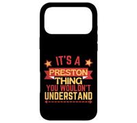 Carcasa para iPhone 17 Pro MAX Regalo Divertido con Nombre de Preston para Preston