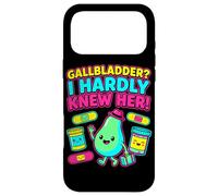 Carcasa para iPhone 17 Pro MAX Regalo Divertido de recuperación de la vesícula biliar I Hardly Knew Her