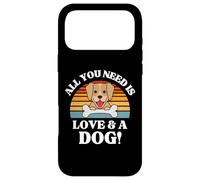 Carcasa para iPhone 17 Pro MAX Regalo para Amantes de los Perros, Todo lo Que Necesitas es Amor y un Perro Lindo