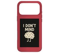 Carcasa para iPhone 17 Pro MAX Regalos de atención Plena para Mujeres y Hombres, Divertidos Zen I Don't Mind