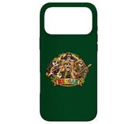 Carcasa para iPhone 17 Pro MAX Reggae música Capybara Island Shiba-Inu y Mono como Banda