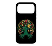 Carcasa para iPhone 17 Pro MAX Reggae Tree Life Rasta Roots Singing Birds Music