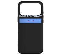 Carcasa para iPhone 17 Pro MAX Regla De Mi Corazón Lindo Kawaii Matemáticas Pun Geometría Aritmética