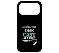 Carcasa para iPhone 17 Pro MAX Reinicio de Pesca El Agua aclara mi Mente La Pesca me Ayuda a recargar