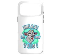 Carcasa para iPhone 17 Pro MAX Relax I've Goat This Funny Cool Farm Animal Pun Design