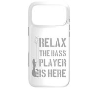 Carcasa para iPhone 17 Pro MAX Relax The Bass Player Is Here - Divertido Regalo para Bajista de Guitarra