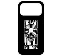 Carcasa para iPhone 17 Pro MAX Relax The DJ Is Here, Amante de los Discos de Vinilo Gothic Skull LP