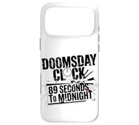 Carcasa para iPhone 17 Pro MAX Reloj Doomsday de 89 Segundos a Medianoche, diseño activista