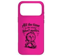 Carcasa para iPhone 17 Pro MAX Reloj gótico Triste con Cita All The Time Won'T Matter