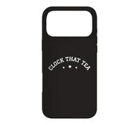 Carcasa para iPhone 17 Pro MAX Reloj Que Té Meme Adolescente Mentiras Tween Chismes Gen Z Argot Verdad