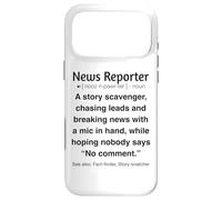 Carcasa para iPhone 17 Pro MAX Reportero de Noticias Divertidas