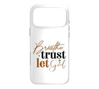 Carcasa para iPhone 17 Pro MAX Respira Confianza Deja Que Dios Fe Cristiana
